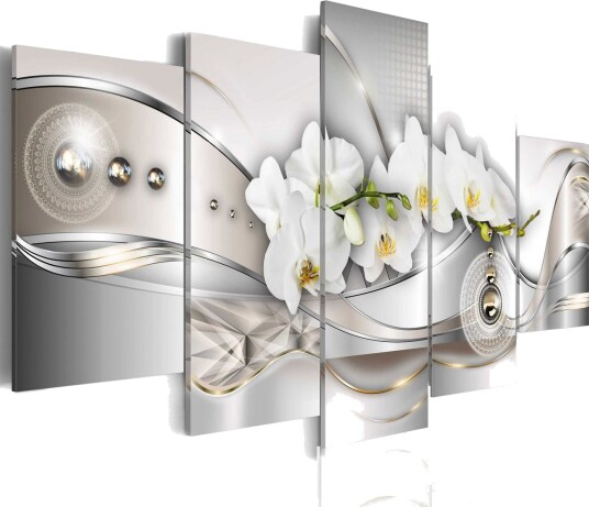 Bilde Pearl Dance Of Orchids 100x50 Artgeist sp. z o. o.