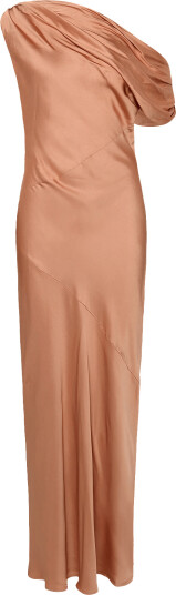 Twist & Tango Vanessa Satin Maxi Dress Orange 44
