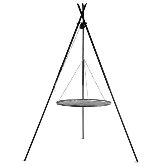 Tripod Grill gop CookKing Med Ø60 cm Rist i Råstål Tripod Grill gop CookKing Med Ø60 cm Rist i Råstål