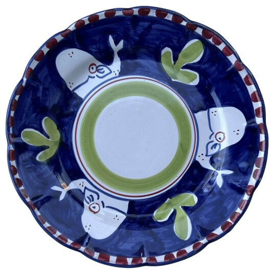 Piccola Home Amalfi Dyp Tallerken 23 cm Blå