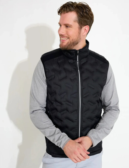 Abacus Mens Portrush Hybrid Vest - Black - S Abacus Mens Portrush Hybrid Vest - Black - S