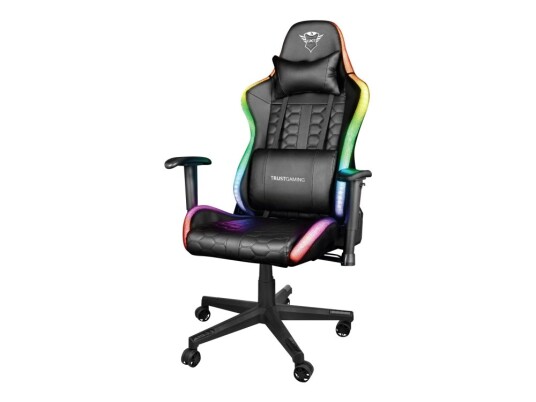 Trust Gaming Gxt 716 Rizza - Spillestol - Ergonomisk - Armlener - Tipping - Roterende - Metallramme Polyuretanlær