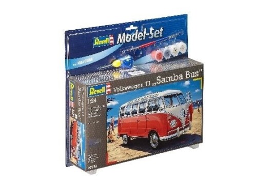 Revell VW T1 Samba Bus 1:24 Modellbyggesett