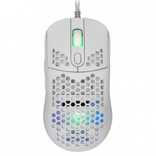 White Shark GM-5007 Gamingmus med kabel 6400dpi Hvit