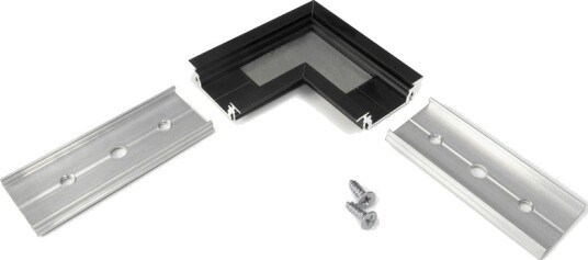 Topmet Profilsamler GROOVE14 90DEG   Sort anodisert