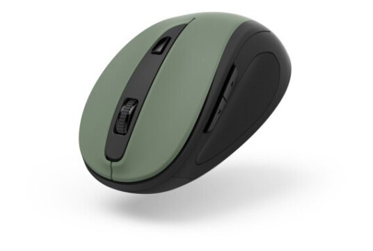 Hama Mw-400 V2, Høyre Hendt, Optisk, Rf Kabel-Fri, 1600 Dpi, Sort, Grønn