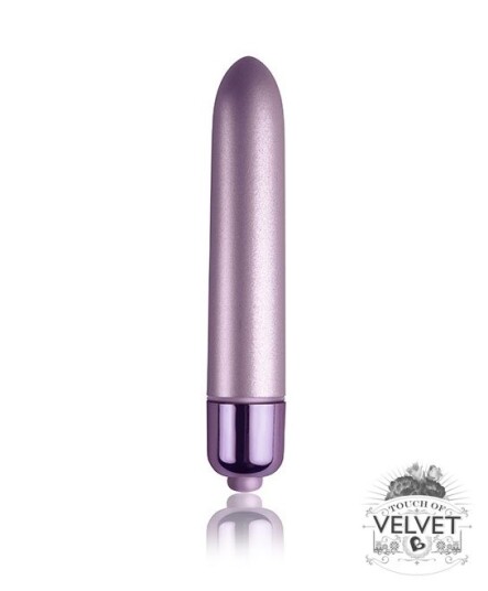 Rocks Off 90 mm Touch of Velvet Klitorisvibrator - Lilla