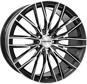 MONACO WHEELS GP2 Anthracite Polish 8Jx18 5/120 ET35 B72.6 felegen