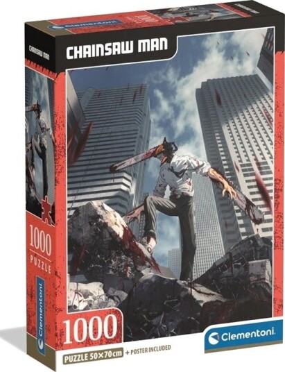 Clementoni Puzzle Chainsaw Man 2025 1000 pieces 2D Puslespill