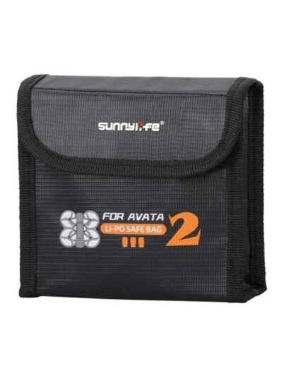 Sunnylife Batteriveske for DJI Avata 2 - Kapasitet for 3 Batterier, Svart Sunnylife Batteriveske for DJI Avata 2 - Kapasitet for 3 Batterier, Svart