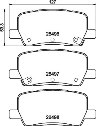 Bremseklosser HELLA 8DB 355 042-701