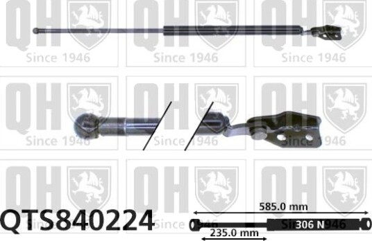 QUINTON HAZELL QTS840224 Baklukedemper
