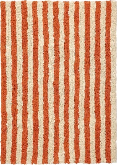 Ryetepper Thira Stripe Cotton Shaggy lysegul/lys oransje Størrelse: 80 x 150 cm Ryetepper Thira Stripe Cotton Shaggy lysegul/lys oransje Størrelse: 80 x 150 cm