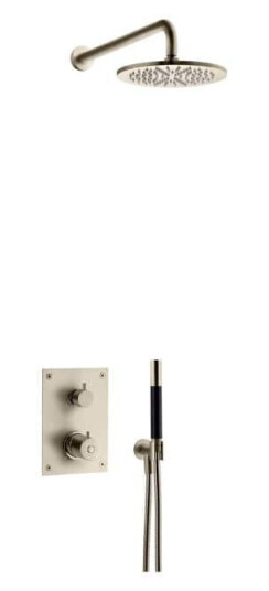 Tapwell Box7268 ED2 Takdusj Innbygging Brushed Nickel / Ø250mm (TA-9421816) Tapwell Box7268 ED2 Takdusj Innbygging Brushed Nickel / Ø250mm (TA-9421816)