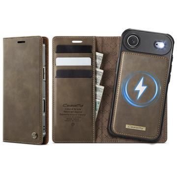 Caseme iPhone Air C49 2 i 1 avtakbar lommebokveske   MagSafe kompatibel RFID   Kaffe