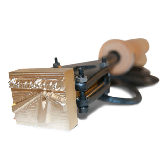 Brennstempel for møbler/treprodukter - Messing - H50x B25 mm