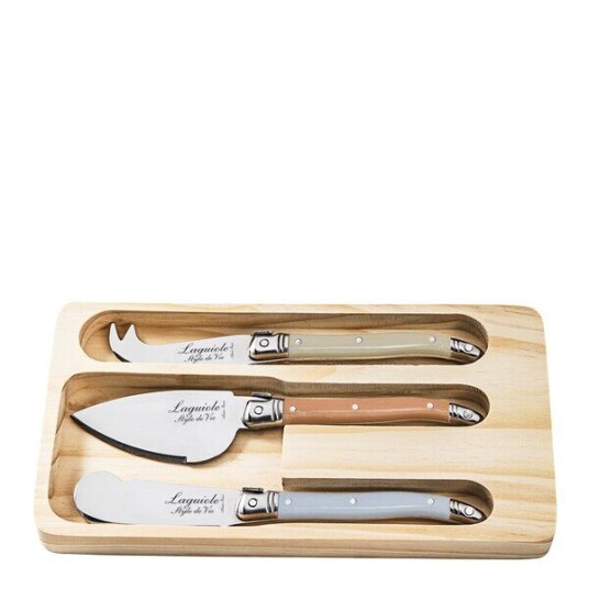 Laguiole Style de Vie Ostekniver 3 stk treasure Laguiole Style de Vie Ostekniver 3 stk treasure