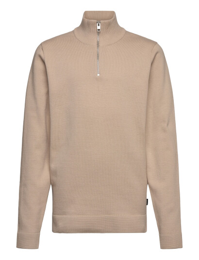 Jack & Jones Jprblamilano Spring Knit Half Zip Jnr Beige 164