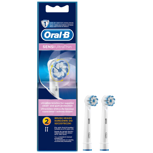 Oral B Sensitive børstehoder Sensi UltraThin 2 stk.