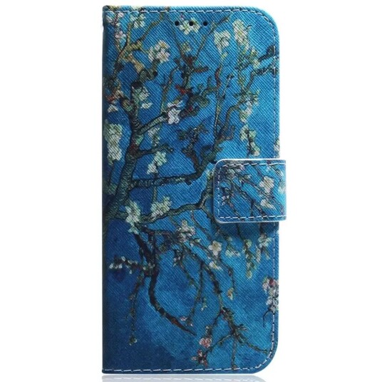 INCOVER Samsung Galaxy A25 (5G) Kunstskinn Deksel m. Lommebok & Trykk - Blomstertre