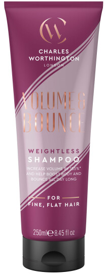 Charles Worthington Volume & Bounce Weightless Shampoo 250 ml