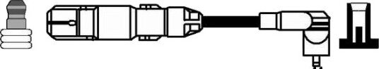 NGK 38777 Tennplugg kabel