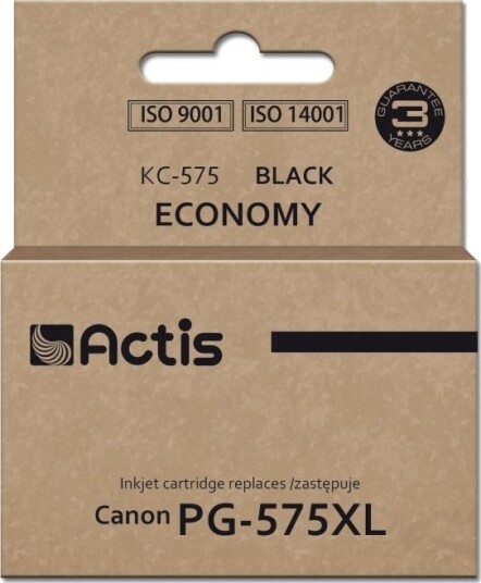 Actis Kc-575, Standard Utskriftsproduksjon, Sort, Pigmentbasert Blekk, 16,5 Ml, 1 Stykker, Enkeltpakke