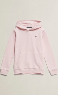 Gant Hettegenser med liten logo til ungdom 15 16Y Gant Hettegenser med liten logo til ungdom 15 16Y