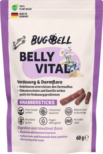 Bugbell Snackspinner Belly Vital 60 G