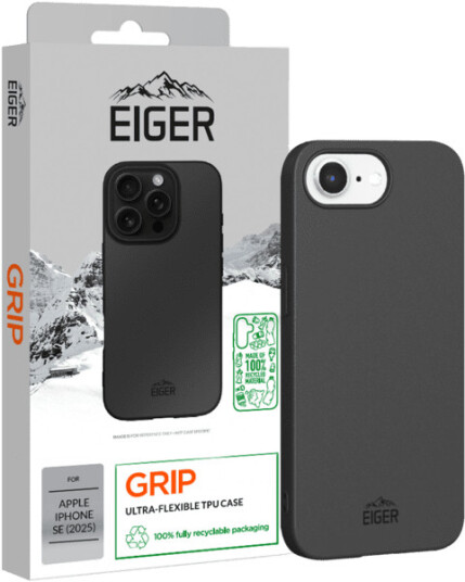 Eiger Grip Deksel til iPhone 16e Svart