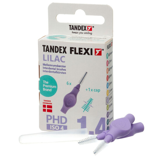 Tandex Flexi Gap børster ISO 4 LILAC