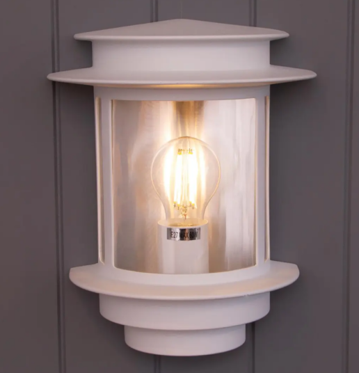 Mandal vegglampe hvit farge