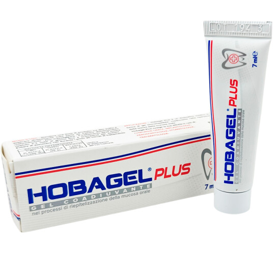 Oral Gel Heling & Beskyttelse Mundslimhinden HOBAGEL Plus 7ml Oral Gel Heling & Beskyttelse Mundslimhinden HOBAGEL Plus 7ml
