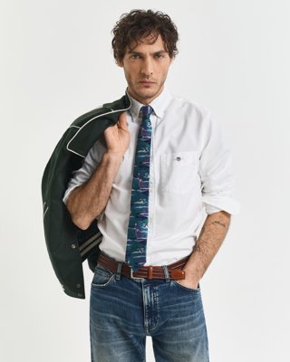 Gant Oxfordskjorte i regular fit WHITE XS
