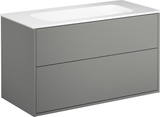 Gustavsberg Artic møbelpakke 100x47 cm grå/hvit