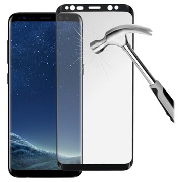 Prio 3D Samsung Galaxy S8 Beskyttelsesglass Svart
