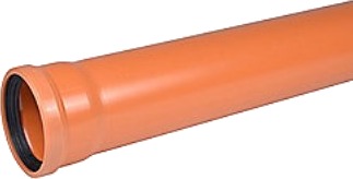 Wavin 200 X 1000 Mm Pvc-Kloakrør M/Muffe Klasse S Sn8 En 13476