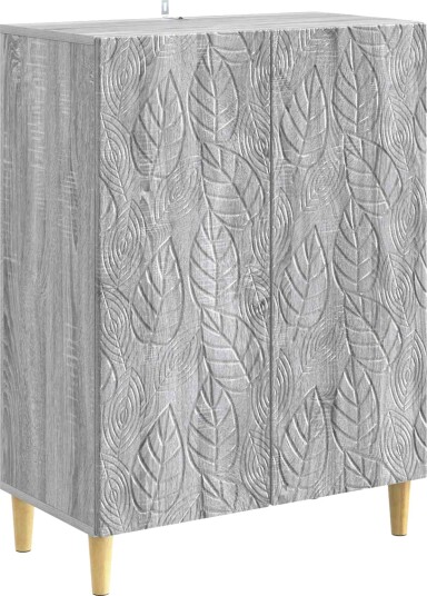 Serviesskap Grå Sonoma 66 x 34,5 x 90 cm Konstruert tre Serviesskap Grå Sonoma 66 x 34,5 x 90 cm Konstruert tre