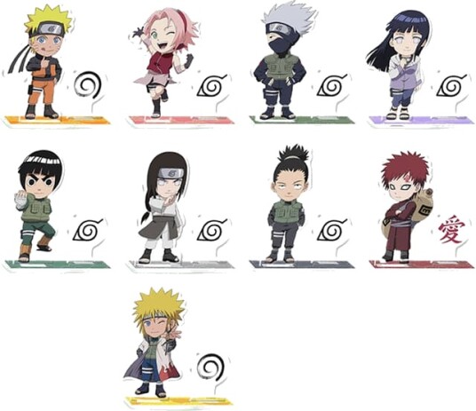 ABYStyle Naruto Shippuden Acryl mini blind bag actionfigur ABYStyle Naruto Shippuden Acryl mini blind bag actionfigur