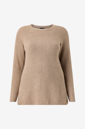 Zizzi Pullover caSunny Brun