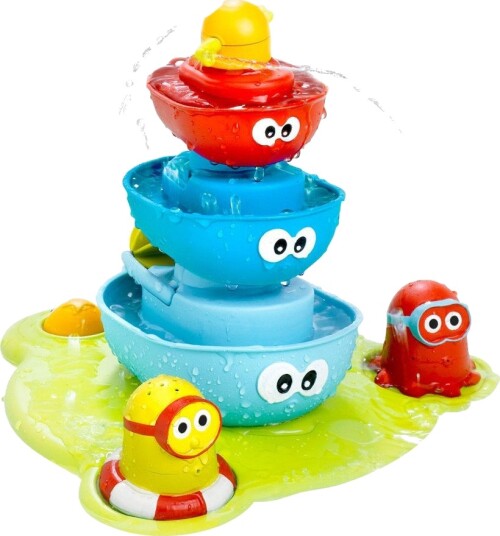 Yookidoo Stack N' Spray Fonteneleke For Barn 1+
