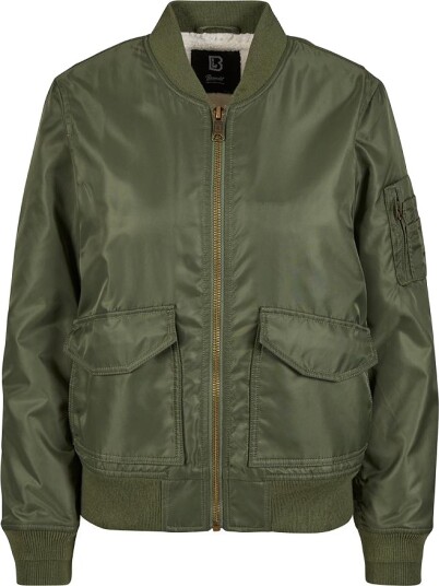 Brandit Women Sherpa Bomberjacket olive 3XL Oliven