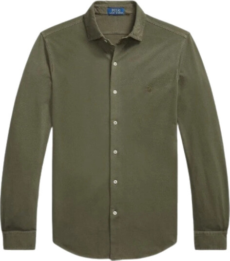 Polo Ralph Lauren Featherweight Mesh Shirt Khaki green L