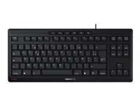 CHERRY STREAM KEYBOARD TKL - Tastatur - USB - AZERTY - Fransk - tastsvitsj: CHERRY SX - svart CHERRY STREAM KEYBOARD TKL - Tastatur - USB - AZERTY - Fransk - tastsvitsj: CHERRY SX - svart