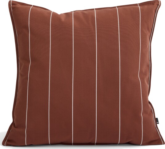 Terrazza Cushion 60x60 cm Terracotta narrow stripe