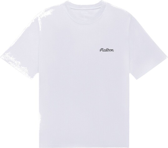 Malbon Bermuda Baldwin Tee Hvit Golf pologenser herre White XX Large