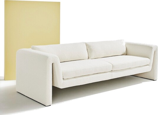 Jotex Sofa Bouclé Bouclé/Polyeterskum/Kryssfiner/Polyester Matt hvit hvit Mika 1716141010 Jotex Sofa Bouclé Bouclé/Polyeterskum/Kryssfiner/Polyester Matt hvit hvit Mika 1716141010