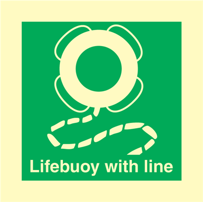 Jo Safety Lifebuoy with line IMO symbols 103107 Jo Safety Lifebuoy with line IMO symbols 103107