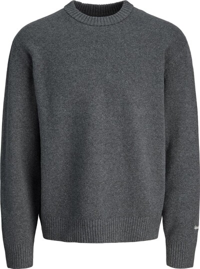 Jack & Jones Junior Dark Grey Melange Jornorrebro Strikk Crew Neck Ln Jnr 152 Jack & Jones Junior Dark Grey Melange Jornorrebro Strikk Crew Neck Ln Jnr 152