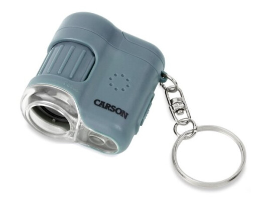 Carson Micromini 20X Digitalt Blå Sølv 20X Led Batteri 23 Mm